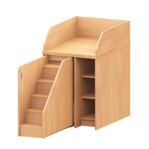 Wickeltisch mit Treppe